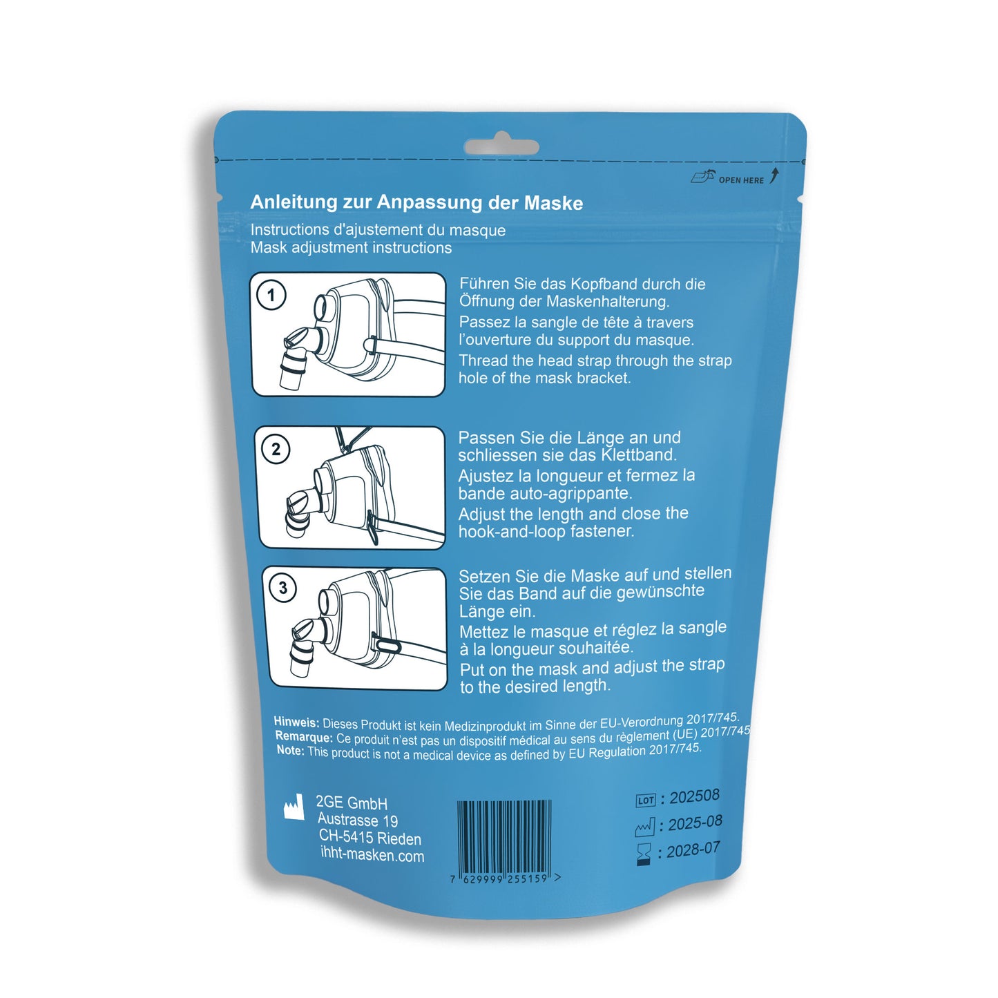 IHT/IHHT Premium Maske – Präzision trifft Komfort